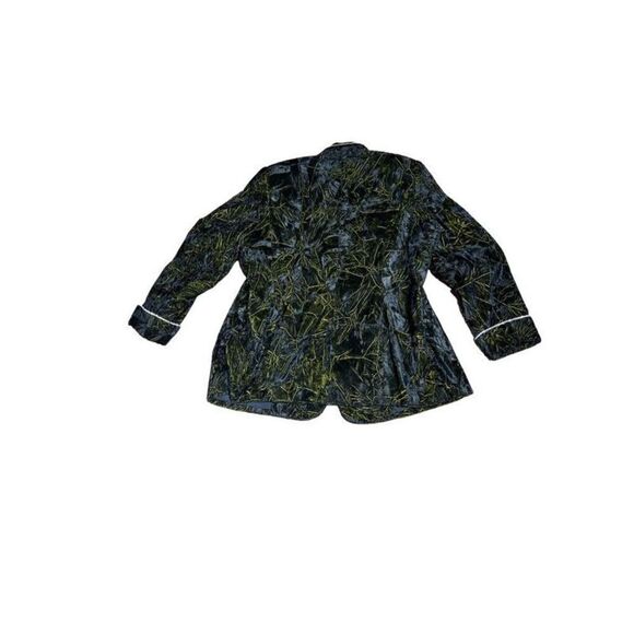 Donna Vinci Couture Church Suit Skirt Set W/ Jacket Rhinestone Trim Plus Size 22 - Picture 2 of 5